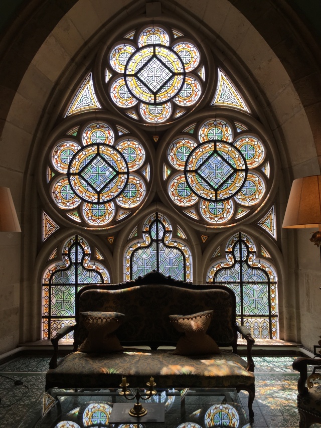 Beautifully restored abbey window